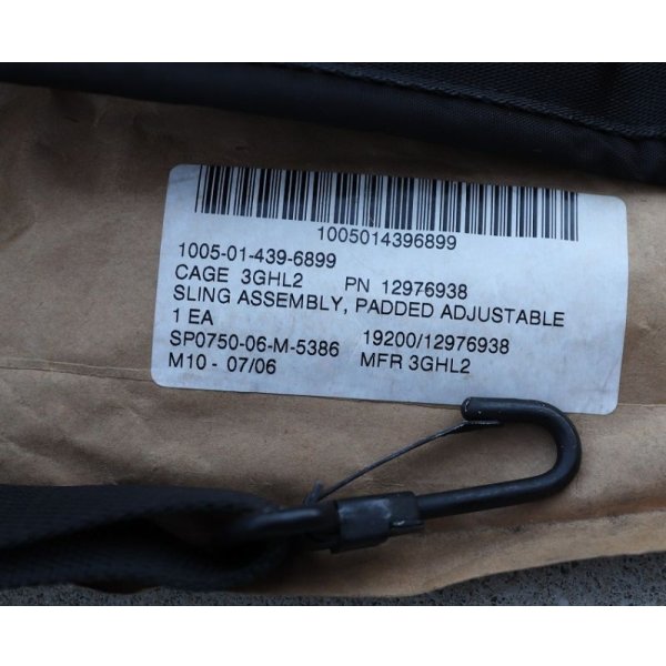画像3: 米軍M240・M249 SAWスリング黒 新品 (3)