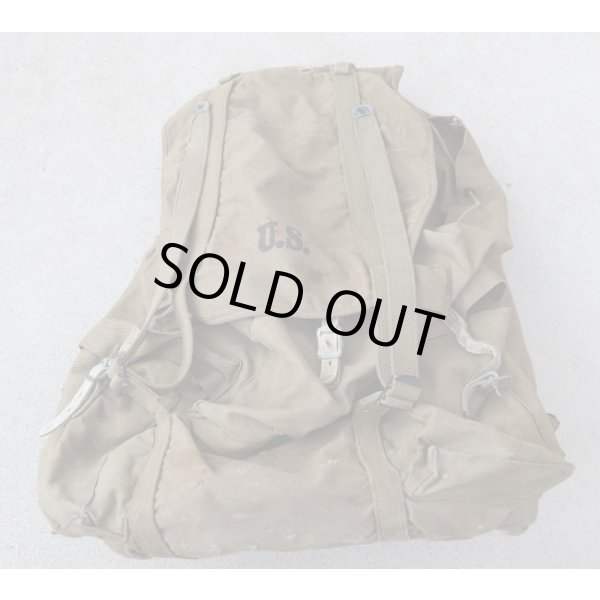 画像4: 第二次世界大戦 米軍M1942マウンテンラックサック中期型カーキ (4)