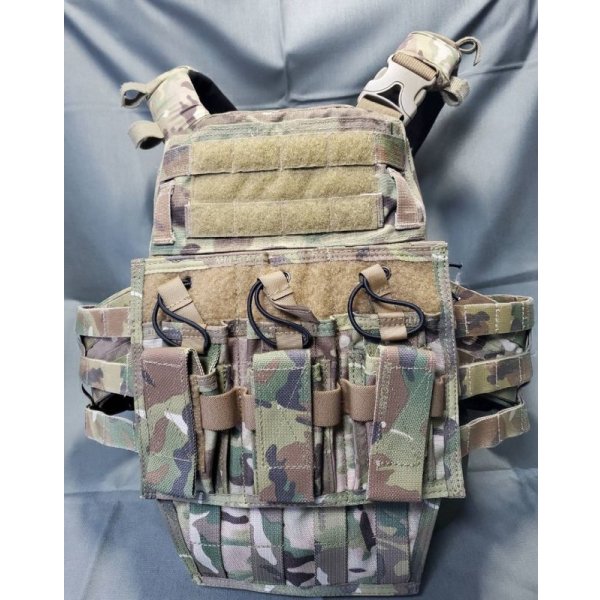 画像5: 受注生産◆当店オリジナル品ローカルメイド品型ドロップダウンMOLLEパネル新品 (5)