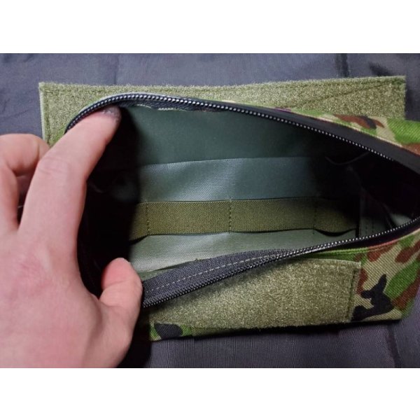 画像4: 受注生産◆自衛官オーダー当店オリジナル品フェローコンセプト型ドロップダウンユーティリティポーチ新品 (4)