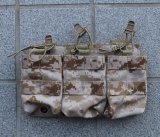 画像: 受注生産◆当店オリジナル品S&Sプレートフレーム用トリプルオープントップマガジンポーチ新品