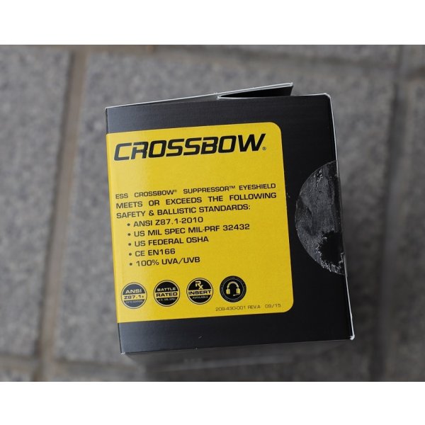 画像5: 米軍放出ESSクロスボウ サプレッサーワン シューティンググラス スモークレンズ付き新品 (5)
