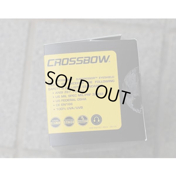 画像5: 米軍放出ESSクロスボウ サプレッサーワン シューティンググラス スモークレンズ付き新品 (5)