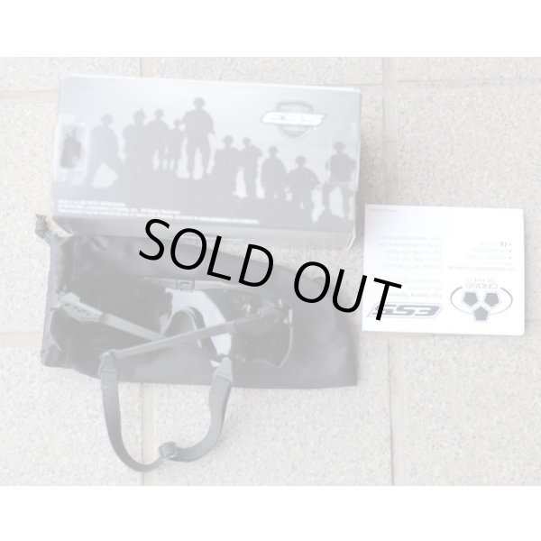 画像3: 米軍放出ESSクロスボウ サプレッサーワン シューティンググラス スモークレンズ付き新品 (3)