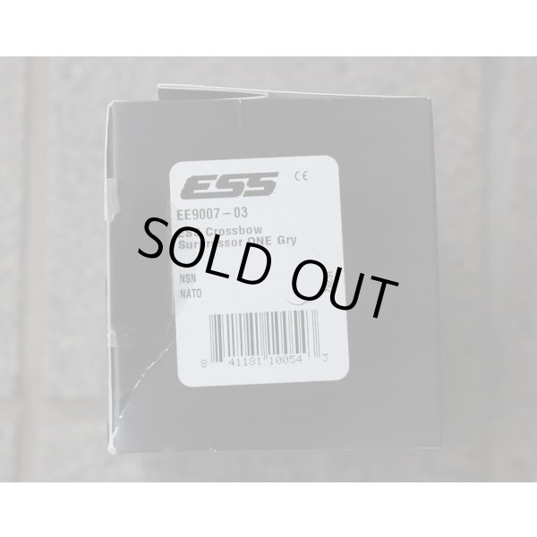 画像6: 米軍放出ESSクロスボウ サプレッサーワン シューティンググラス スモークレンズ付き新品 (6)