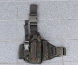 画像: メーカー不明 レッグホルスター ドイツ連邦軍(ドイツ軍)フレクター迷彩 新品