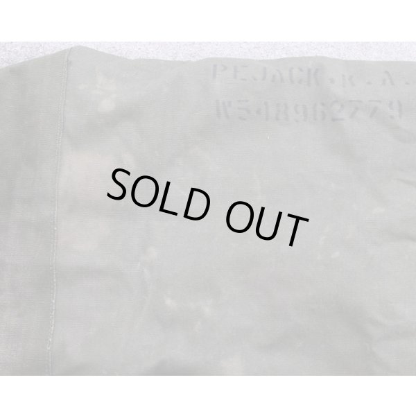 画像5: 米軍ベトナム戦争コットン製ダッフルバッグ中期型ステンシル入り (5)