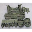 画像1: フィリピン軍 陸軍チェストリグ PHILARPAT迷彩ポーチ9個付 新品 (1)