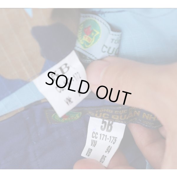 画像6: ベトナム軍 海軍・沿岸警備隊ブルーウッドランド迷彩 上下セット5B新品 (6)