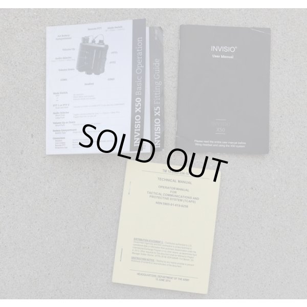 画像6: 米軍INVISO/TEA X50 PTT・X5ヘッドセット (6)