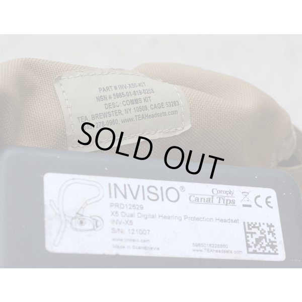 画像7: 米軍INVISO/TEA X50 PTT・X5ヘッドセット (7)