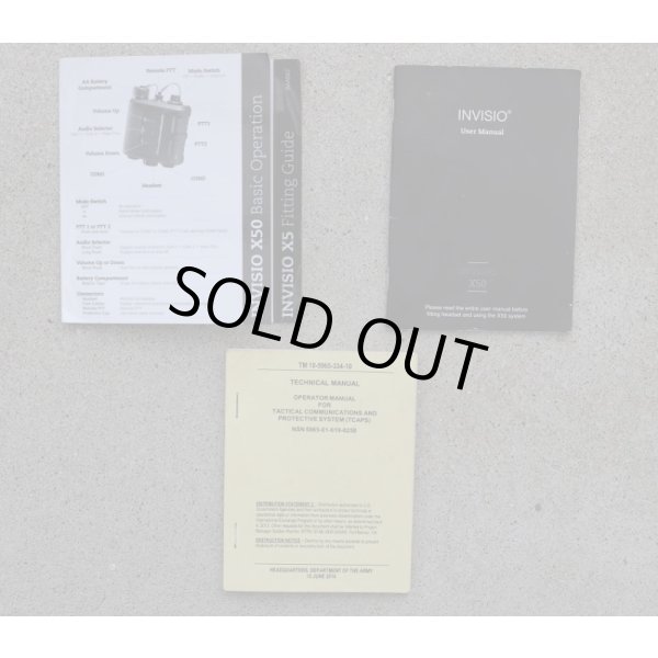 画像7: 米軍INVISO/TEA X50 PTT・X5ヘッドセット (7)