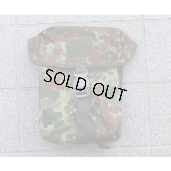 画像1: メーカー不明200rd SAW・ユーティリティポーチ ドイツ連邦軍(ドイツ軍)フレクター迷彩 新品 (1)