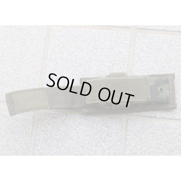 画像3: メーカー不明シングルピストルマガジンポーチ ドイツ連邦軍(ドイツ軍)フレクター迷彩 新品 (3)