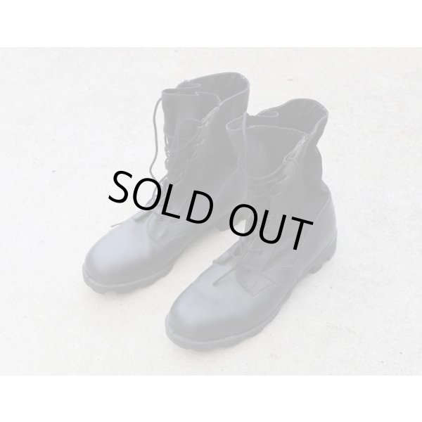 英軍ウェルコ ジャングルブーツ黒9W(約27.5cm) - ミリタリーサープラス