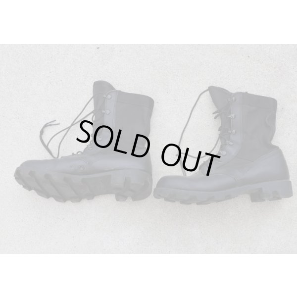 画像2: 英軍ウェルコ ジャングルブーツ黒9W(約27.5cm) (2)