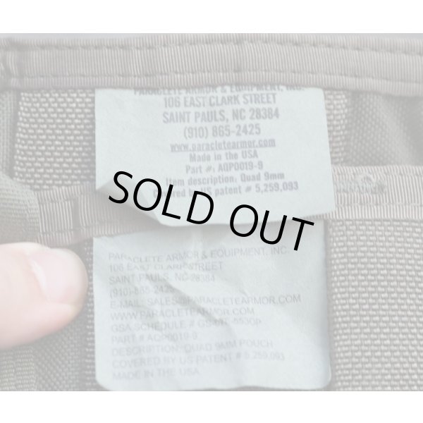 画像3: 米軍放出パラクレイト4連9mmピストルマガジンポーチSGプレMSAロット (3)