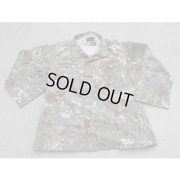 画像2: ペルー軍 戦闘服上下帽子セットUNIPAT迷彩SMALL新品 (2)