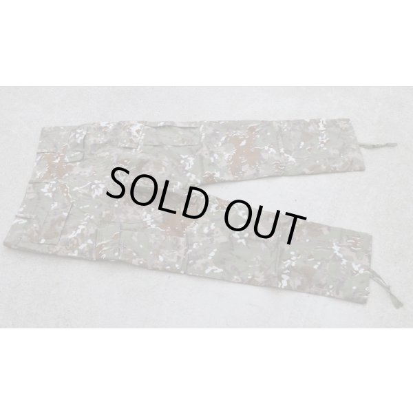 画像4: ペルー軍 戦闘服上下帽子セットUNIPAT迷彩SMALL新品 (4)