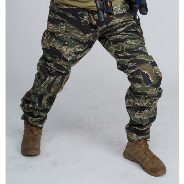 画像8: LMGタクティカルパンツ タイガーストライプ迷彩LARGE新品 (8)