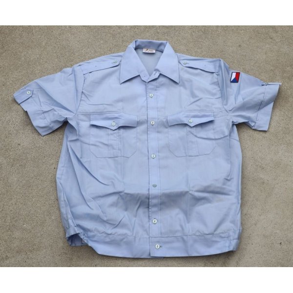 画像1: チェコ軍 夏季制服サービスシャツ182/39新品 (1)