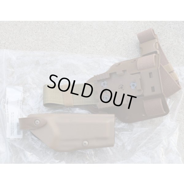 画像3: 米軍 米海兵隊MIAKサファリランド6004レッグホルスターCB(コヨーテブラウン)コルトM45A1用 新品 (3)