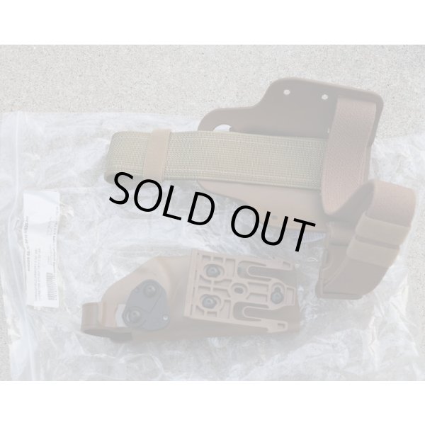 画像4: 米軍 米海兵隊MIAKサファリランド6004レッグホルスターCB(コヨーテブラウン)コルトM45A1用 新品 (4)