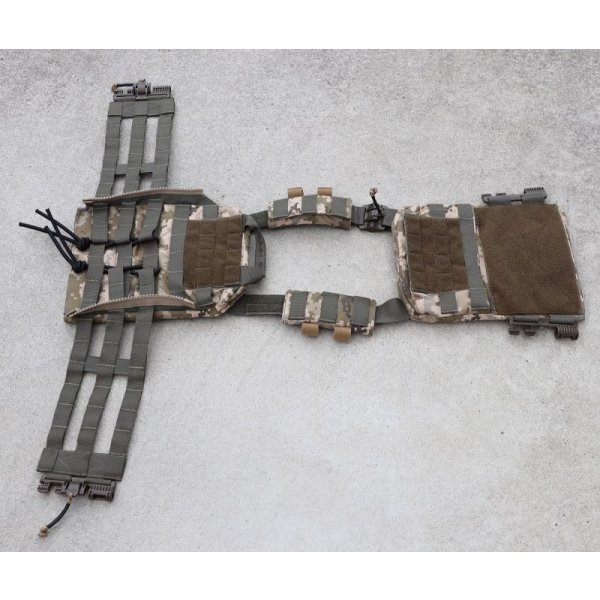 画像3: 受注生産◆ウクライナ軍日本人義勇兵仕様 当店オリジナル品プレートキャリア新品 (3)