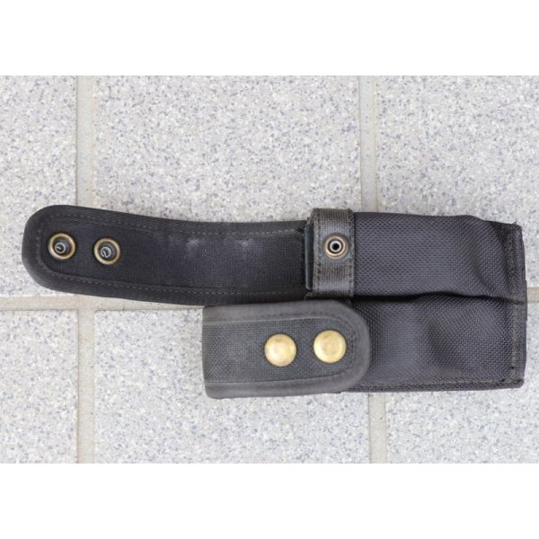 画像3: 米軍放出タクティカルテイラーLEダブルピストルマガジンポーチ黒 (3)