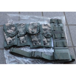 画像: 米軍MOLLEIIレッグパネル・ピストルマガジンポーチセットUCP迷彩(ACU迷彩)新品