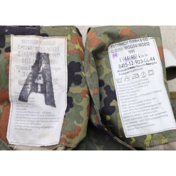画像4: ドイツ連邦軍(ドイツ軍)フレクター迷彩ゴアテックスパンツ サイズI(44/46) (4)