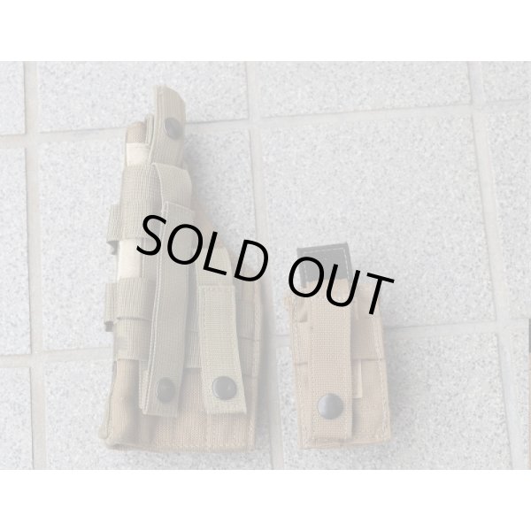 画像4: 米軍放出スペクターギアMOLLEホルスター+イーグルFSBEII  9mmピストルマガジンポーチ (4)