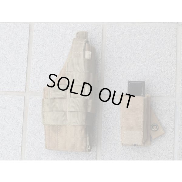 画像3: 米軍放出スペクターギアMOLLEホルスター+イーグルFSBEII  9mmピストルマガジンポーチ (3)