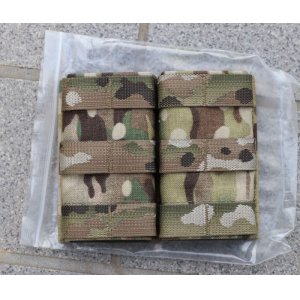 画像: 米軍放出エスタックKYWIダブルマガジンポーチMULTICAM迷彩 新品