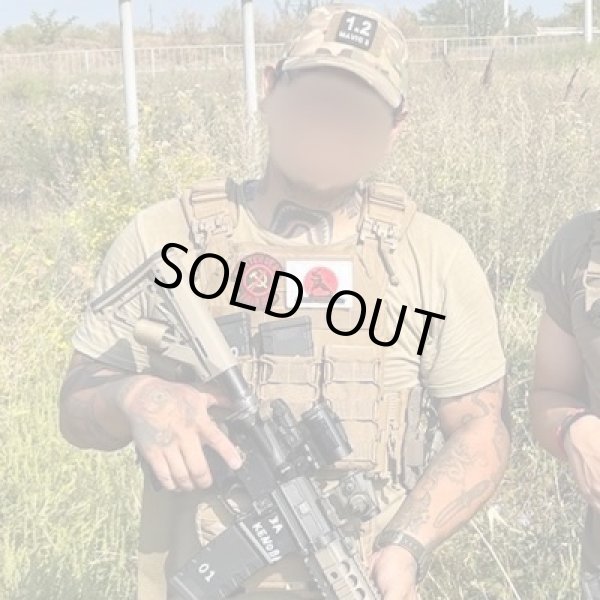 画像6: ウクライナ軍日本人義勇兵使用タイプ◆忍者部隊用フラッグパッチ フルカラー品2種セット新品 (6)