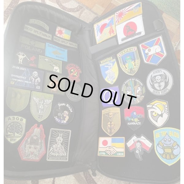 画像7: ウクライナ軍日本人義勇兵使用タイプ◆忍者部隊用フラッグパッチ フルカラー品2種セット新品 (7)