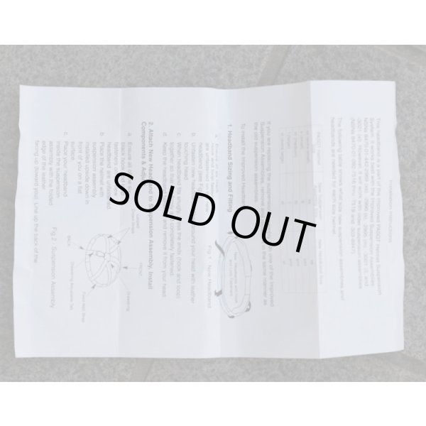 画像6: 米軍PASGT(フリッツヘルメット)ヘッドバンド SMALL/MEDIUM/LARGE新品 (6)