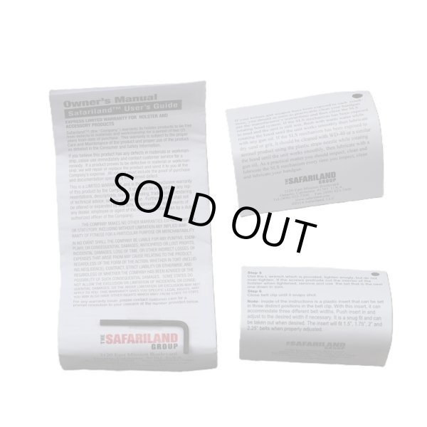 画像4: サファリランド6520ヒップホルスター テイザーX26用 新品 (4)