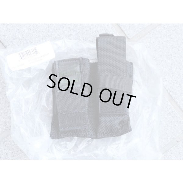 画像3: ブラックホーク ベルトループ式ダブルピストルマガジンポーチ黒 新品 (3)