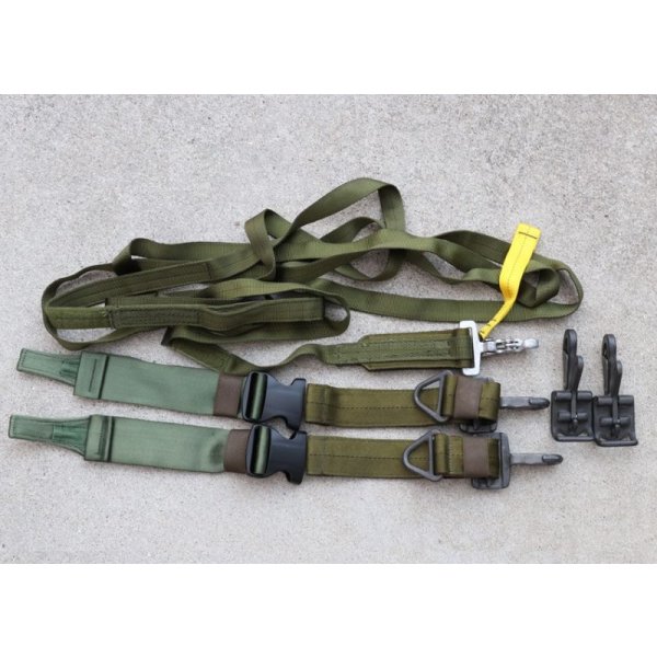 画像5: 米軍イーグル パラシュートドロップバッグ ウッドランド迷彩/グレーMEDIUM新品 (5)