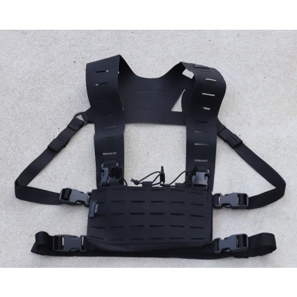 画像7: ブラックホークFoundationシリーズ カンガルーマガジンポーチ付きMOLLEプラカード黒 新品 (7)