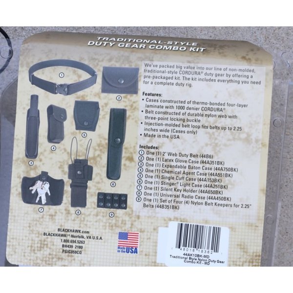 画像8: ブラックホーク デューティギア9点セットMEDIUM新品 (8)