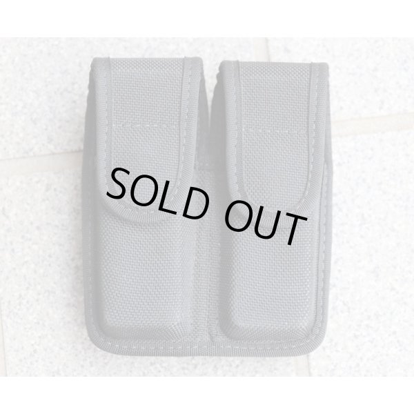 画像1: 米法執行機関放出ビアンキ7302? 8002?デューティダブルピストルマガジンポーチ (1)