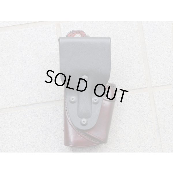 画像2: 米法執行機関放出スタリオンS100Jヒップホルスター グロック17用 茶 (2)