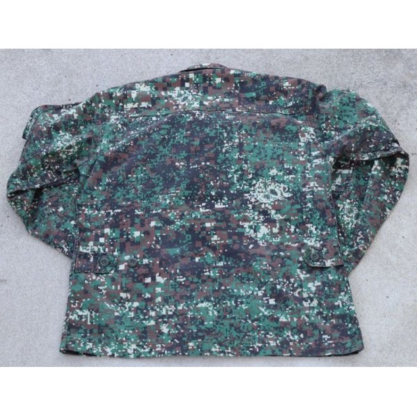 画像2: フィリピン軍 海軍海兵隊 戦闘服ジャケットPHILMARPAT迷彩 徽章付 (2)
