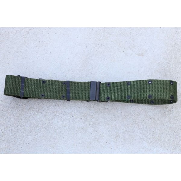 画像2: タイ軍?ピストルベルトLARGE DAVISバックル使用品 (2)