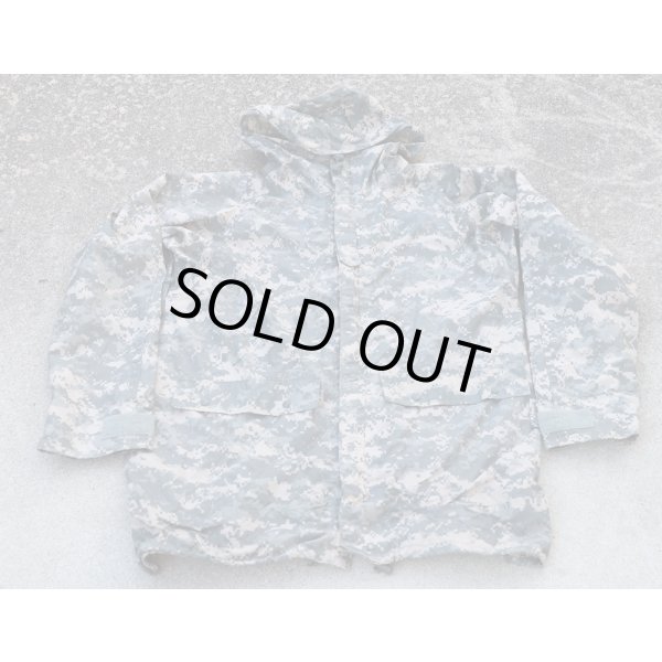 画像1: 米軍レインパーカーUCP迷彩(ACU迷彩)X-SMALL (1)