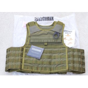 画像: ブラックホークSTRIKEカッタウェイアーマーキャリアOD MEDIUM新品