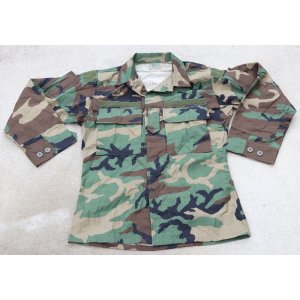 画像: 米軍放出カスタム ウッドランド迷彩BDUジャケットSMALL-REGULAR新品
