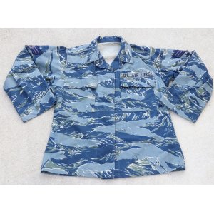 画像: 米軍 試作品 米空軍女性用ジャケット ブルータイガーストライプ迷彩4R